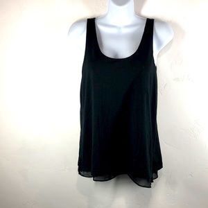 Ann Taylor black tank size XSP